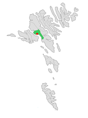 Kvívíkar kommuna á Føroyakortinum.