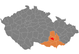 Distretto di Brno-město – Localizzazione