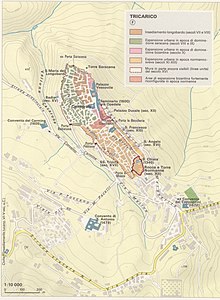 Mappa di Tricarico