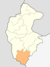 Kort over Chuprene kommune (Vidin-provinsen).png