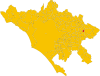 Map of comune of Canterano (province of Rome, region Lazio, Italy).svg