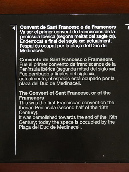 File:Maqueta Litoral de Barcelona - 04 Convent de Sant Francesc o Framenors.JPG