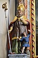 English: Baroque statue of Saint Valentine at the Apollonia altar Deutsch: Barocke Statue des Heiligen Valentin am Apollonia-Altar
