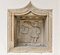 English: Alms box with Saint Primus Deutsch: Opfernische mit hl. Primus