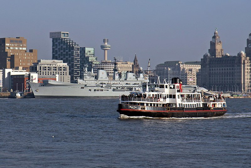 File:Mersey Ferry Royal Iris and HMS Illustrious, River Mersey (geograph 3786310).jpg