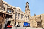 Complex of Qalawun in Cairo (built in 1284–85). It included a mausoleum, a madrasa, and a maristan (hospital).※