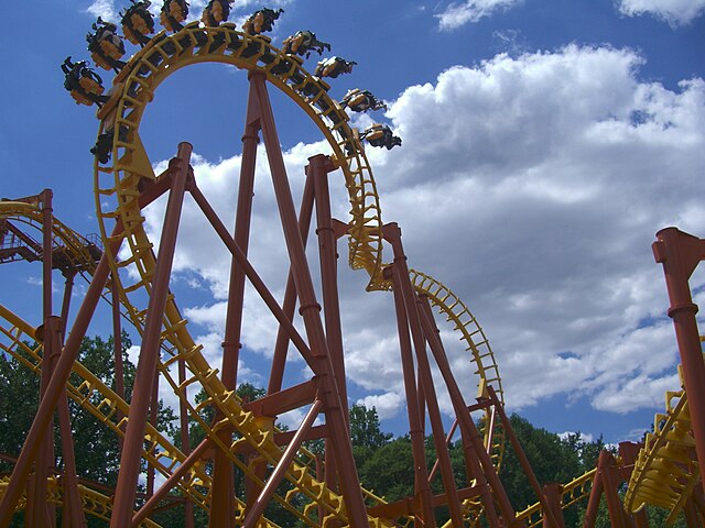 Suspended Looping Coaster, a popular Vekoma design