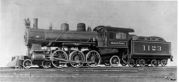 Missouri Pacific Locomotive number 1123, n.d. Missouri Pacific Train Number 1123 (MSA).jpg