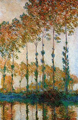 Monet poplars-on-the-banks-of-the-epte-autumn-1891 66x101 W1297