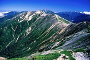 Mount Akaushi from suishodake 1999-8-9.jpg