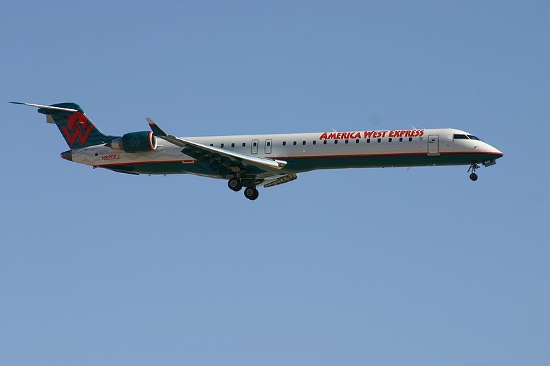 File:N925FJ Canadair CRJ.900ER America West Express (8392189288).jpg