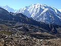 Nako and mountains in background.