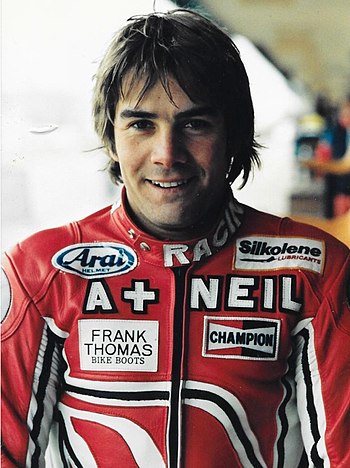Irish motorcycle racer, Neil Robinson