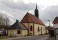 English: Catholic Church (St. Bartholomäus) in Hauswurz, Neuhof, Hesse, Germany This is a picture of the Hessian Kulturdenkmal (cultural monument) with the ID Unknown? (Wikidata)