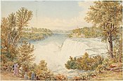 Niagara Falls from Goat Island (New York), 1882.