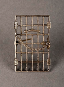 Amelia Himes Walker's Jailed for Freedom Pin, 1917