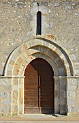 Church portal of Nonac, Charente, France