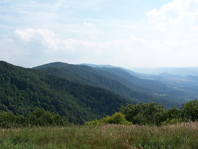 North Fork Mountain, West Virginia, looking south