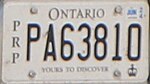 Ontario Prorate License Plate PA63810.jpg