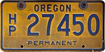 Oregon Heavy Trailer Stała tablica rejestracyjna - HP Prefix.jpg
