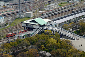 Az Osakajō-kōen Station cikk illusztráló képe