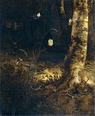 Schule von Otto Marseus van Schrieck. Forest Floor with a Snake, Lizards, Butterflies and other Insects label QS:Len,"Forest Floor with a Snake, Lizards, Butterflies and other Insects" label QS:Lpl,"Dno lasu z wężem, jaszczurkami, motylami i innymi owadami" label QS:Lnl,"Bosgrond met een slang, hagedissen, vlinders en andere insecten" Etwa 1650-1678. Öl auf Leinwand medium QS:P186,Q296955;P186,Q12321255,P518,Q861259 . 76 × 62 cm. Amsterdam, Rijksmuseum Amsterdam.