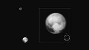 新視野號拍攝的冥王星和冥衛一照片（2015年7月）