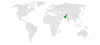 Location map for Pakistan and Portugal.