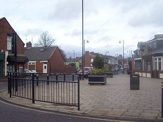 St Luke's Terrace, the main shopping area of Pallion. Pallion, Sunderland.jpg