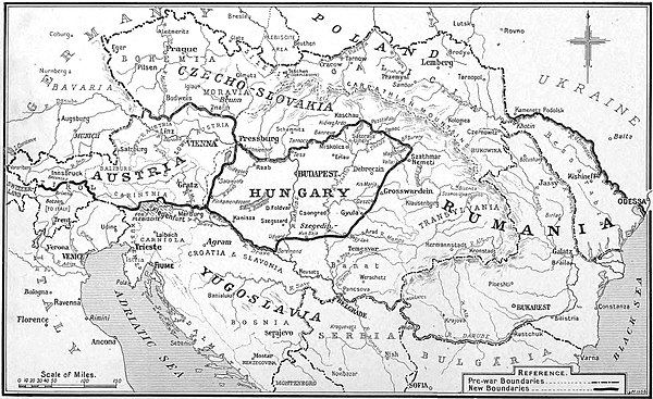Трианонский мирный договор с венгрией. Венгрия 1919. Границы Австрии 1919. Карта Австро Венгрии 1919. Венгерская Советская Республика 1919.