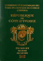 Fildişi Sahili pasaportu için küçük resim