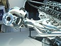 Un des 2 turbocompresseurs du V12 HDi FAP de Peugeot