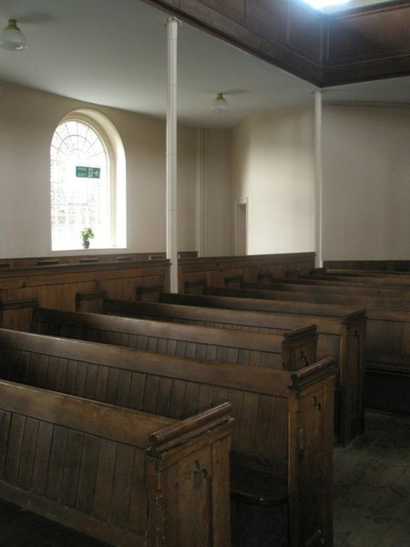 There are ground-floor pews and more in the galleries above.