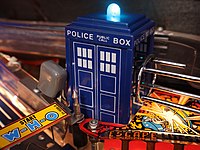 Tardis in playfield Pinball-DoctorWho-Playfield-Tardis.jpg