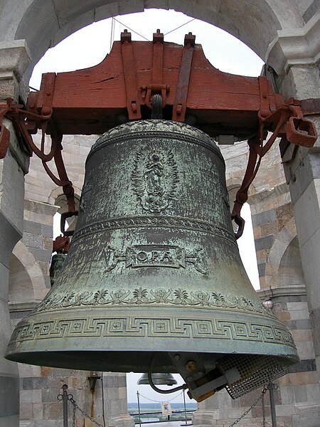 File:Pisa Leaning Tower bell.jpg