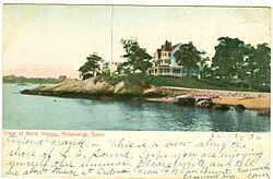 Belle Haven scene, from about 1922 PostcardBelleHavenGreenwichCT1906.jpg