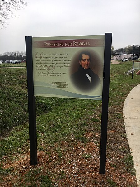 File:Preparing For Removal wayside at the Voices From the Past Trail in Charleston, TN (9cee83ee-49cd-4b08-8968-3d4ecb065e14).JPG