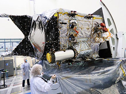 La sonde spatiale Psyché en cours d'intégration qui doit étudier l'astéroïde métallique (16) Psyché.