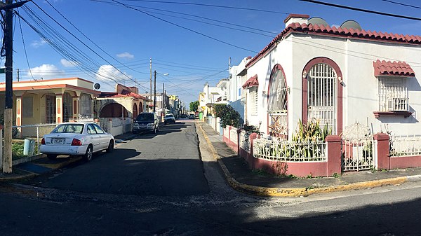 Homes in an urbanized part of town