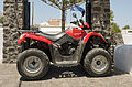 * Nomination Kymco MXU 50 ATV, Fira, Santorini, Greece. --NorbertNagel 19:06, 24 September 2012 (UTC) * Promotion QI for me. Would be even better with the quad not standing so close to the background but that probably wasn’t your fault. --Kreuzschnabel 18:27, 25 September 2012 (UTC)