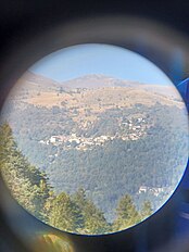 Quarsîna (Urméa), vista cu-u binoculu da Nava