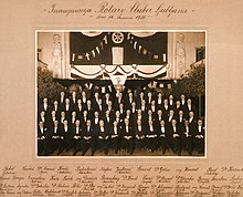 Rotary klub Ljubljana leta 1931 v Grand Hotelu Union