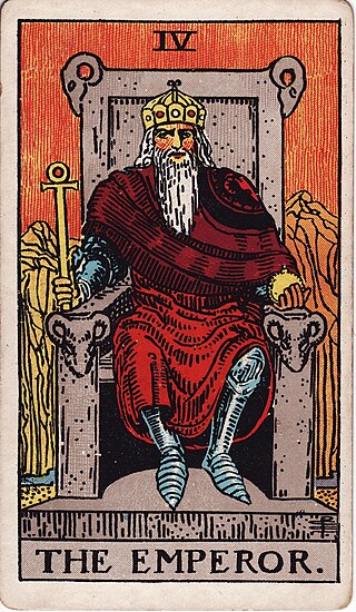 <span class="mw-page-title-main">The Emperor (tarot card)</span> Tarot card of the Major Arcana