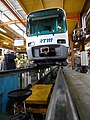 A train during maintenance