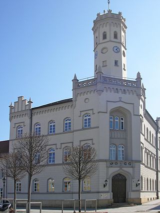 <span class="mw-page-title-main">Meuselwitz</span> Town in Thuringia, Germany