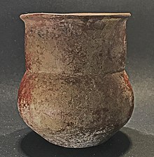 Red cup，Earthenware, Neolithic period