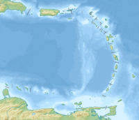 Lagekarte der Kleinen Antillen