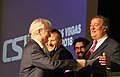 Richard Dawkins Award to Stephen Fry by Mark Gura and CW Brown.jpg