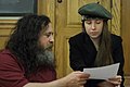 Richard Stallman and the President of the Yale Political Union