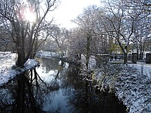 River Dodder River Dodder Rathgar snow.JPG